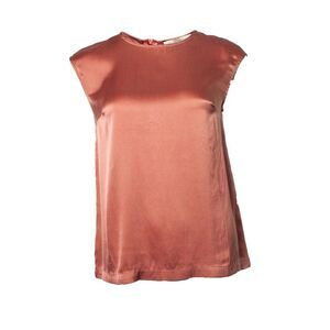 L’ autre chose pink silk top